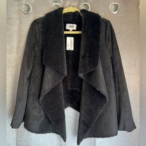 Jack by BB Dakota Suede and Shearling Jacket